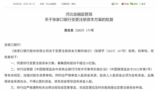 时隔半年再定增！张家口银行频频补充资本背后，盈利能力亟待改善(🥋)